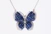 A SAPPHIRE BUTTERFLY PENDANT