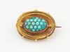 A VICTORIAN TURQUOISE BROOCH
