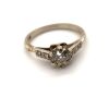 AN EDWARDIAN DIAMOND RING