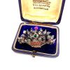 AN ANTIQUE GEM SET BROOCH - 5