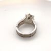 A SOLITAIRE DIAMOND RING - 4