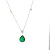 AN EMERALD AND DIAMOND NECKLACE - 2