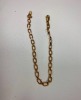 A GOLD BOX LINK BRACELET - 2