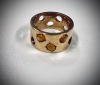 A CITRINE SET DRESS RING - 2