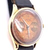 A VINTAGE GOLD CHRONOGRAPHE SWISS WRISTWATCH