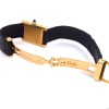 A LADIES CARTIER TANK GOLD WRISTWATCH - 4