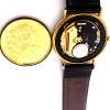 A LONGINES GOLD WRISTWATCH - 4