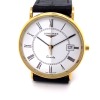 A LONGINES GOLD WRISTWATCH - 6