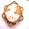 THREE CAMEO BROOCHES - 2