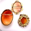 THREE CAMEO BROOCHES - 4