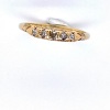 A FOUR STONE DIAMOND RING - 3