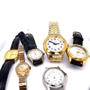 A COLLECTION OF SIX LADIES WRISTWATCHES