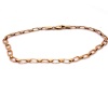 A GOLD BOX LINK BRACELET - 3