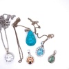 A COLLECTION OF RINGS, PENDANTS AND EARRINGS - 6