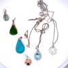 A COLLECTION OF RINGS, PENDANTS AND EARRINGS - 2