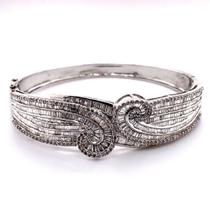 A DIAMOND BANGLE