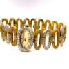 A LADIES RETRO GIRARD-PERREGAUX GOLD AND DIAMOND WRISTWATCH