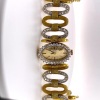 A LADIES RETRO GIRARD-PERREGAUX GOLD AND DIAMOND WRISTWATCH - 4