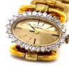 A LADIES RETRO GIRARD-PERREGAUX GOLD AND DIAMOND WRISTWATCH - 2