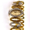 A LADIES RETRO GIRARD-PERREGAUX GOLD AND DIAMOND WRISTWATCH - 5