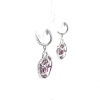 A PAIR OF RUBY AND DIAMOND EARRINGS - 3