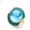 AN AGATE AND DIAMOND CAMEO RING - 4