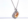 A DIAMOND PENDANT NECKLACE - 2