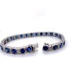 A BURMESE SAPPHIRE AND DIAMOND BRACELET - 4