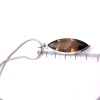 A SMOKEY QUARTZ PENDANT NECKLACE BY BREUNING - 5