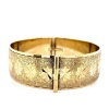A VINTAGE HINGED BANGLE BY FRED MANSHAW - 4
