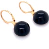 A PAIR OF AMETHYST AND ONYX EARRINGS - 4