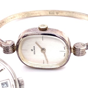 A COLLECTION OF THREE LADIES WRISTWATCHES