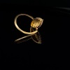 A MARQUISE SHAPED DIAMOND DRESS RING - 3