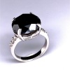 A BLACK DIAMOND RING - 3