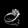 AN EMERALD DRESS RING - 2