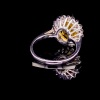 A YELLOW SAPPHIRE RING - 2