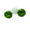 A PAIR OF PERIDOT EARRINGS - 2