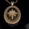 A VICTORIAN LOCKET AND CHAIN - 4