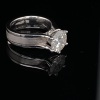 A SOLITAIRE DIAMOND RING - 5