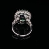 A SUPERB COLOMBIAN EMERALD AND DIAMOND RING - 4