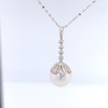 A SOUTH SEA PEARL PENDANT NECKLACE