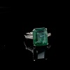 AN EMERALD AND DIAMOND RING - 3