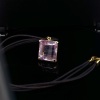 A KUNZITE ENHANCER AND NECKLET - 5