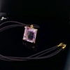 A KUNZITE ENHANCER AND NECKLET - 7