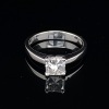 A SOLITAIRE DIAMOND RING - 3