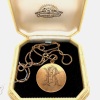 A HAWTHORN BOWLING CLUB MEDALLION AND BOX LINK CHAIN