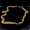 A MULTI STRAND NECKLACE IN 18CT GOLD - 4