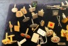 A LARGE COLLECTION OF VINTAGE CUFFLINKS, TIE BARS ETC - 5