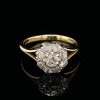 AN ANTIQUE AUSTRALIAN DIAMOND CLUSTER RING BY WILLIAM DRUMMOND - 2