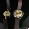 TWO VINTAGE LADIES GOLD WATCHES